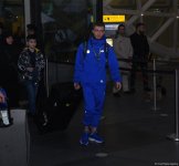 Avropa çempionatında qızıl və gümüş medallar qazanan gimnastlarımız Vətənə dönüblər (FOTO)