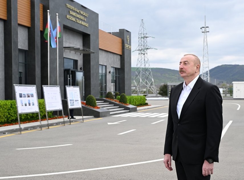 Prezident İlham Əliyev “Hacıalılı” elektrik yarımstansiyasının və Regional Təlim Mərkəzinin açılışında iştirak edib (FOTO)