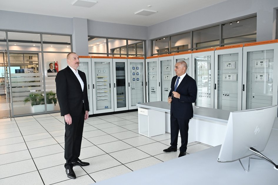 Prezident İlham Əliyev “Hacıalılı” elektrik yarımstansiyasının və Regional Təlim Mərkəzinin açılışında iştirak edib (FOTO)