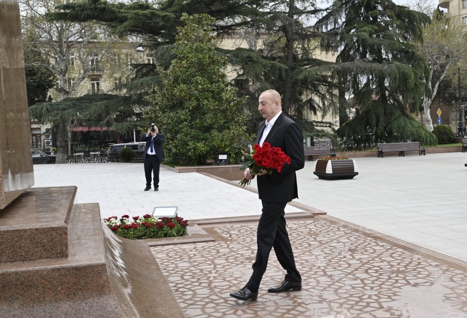 Prezident İlham Əliyev Gəncəyə səfər edib (FOTO/VİDEO)