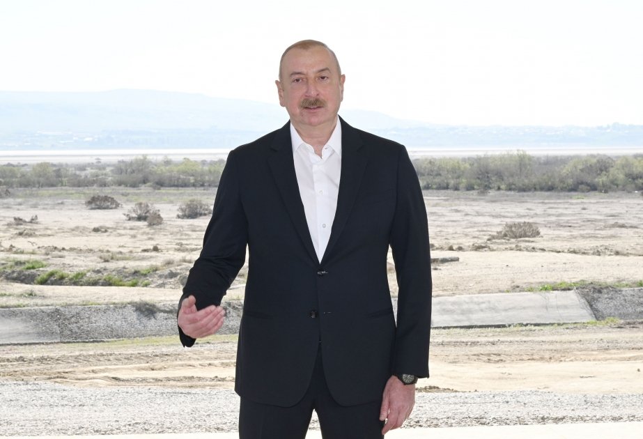 Prezident İlham Əliyev: Biz bu gün su mənbələrimizə tam sahib olmuşuq