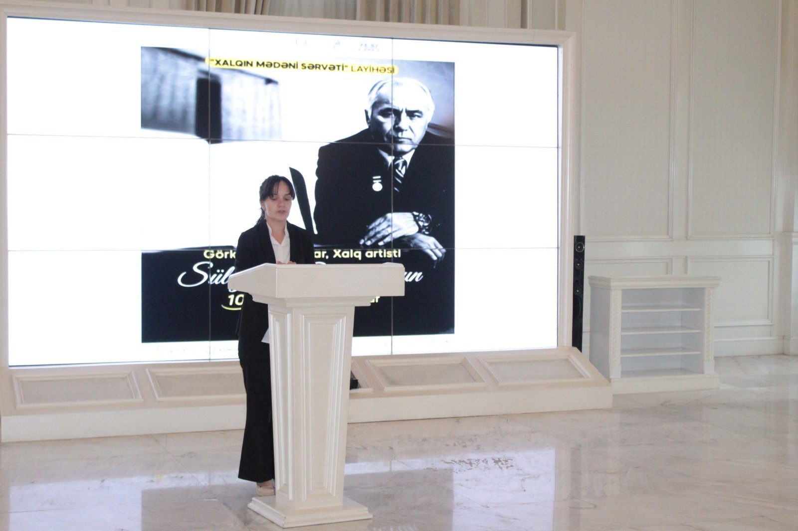 "Xalqın mədəni sərvəti" layihəsi növbəti dəfə Süleyman Ələsgərovun 100 illiyinə həsr olunub (FOTO)