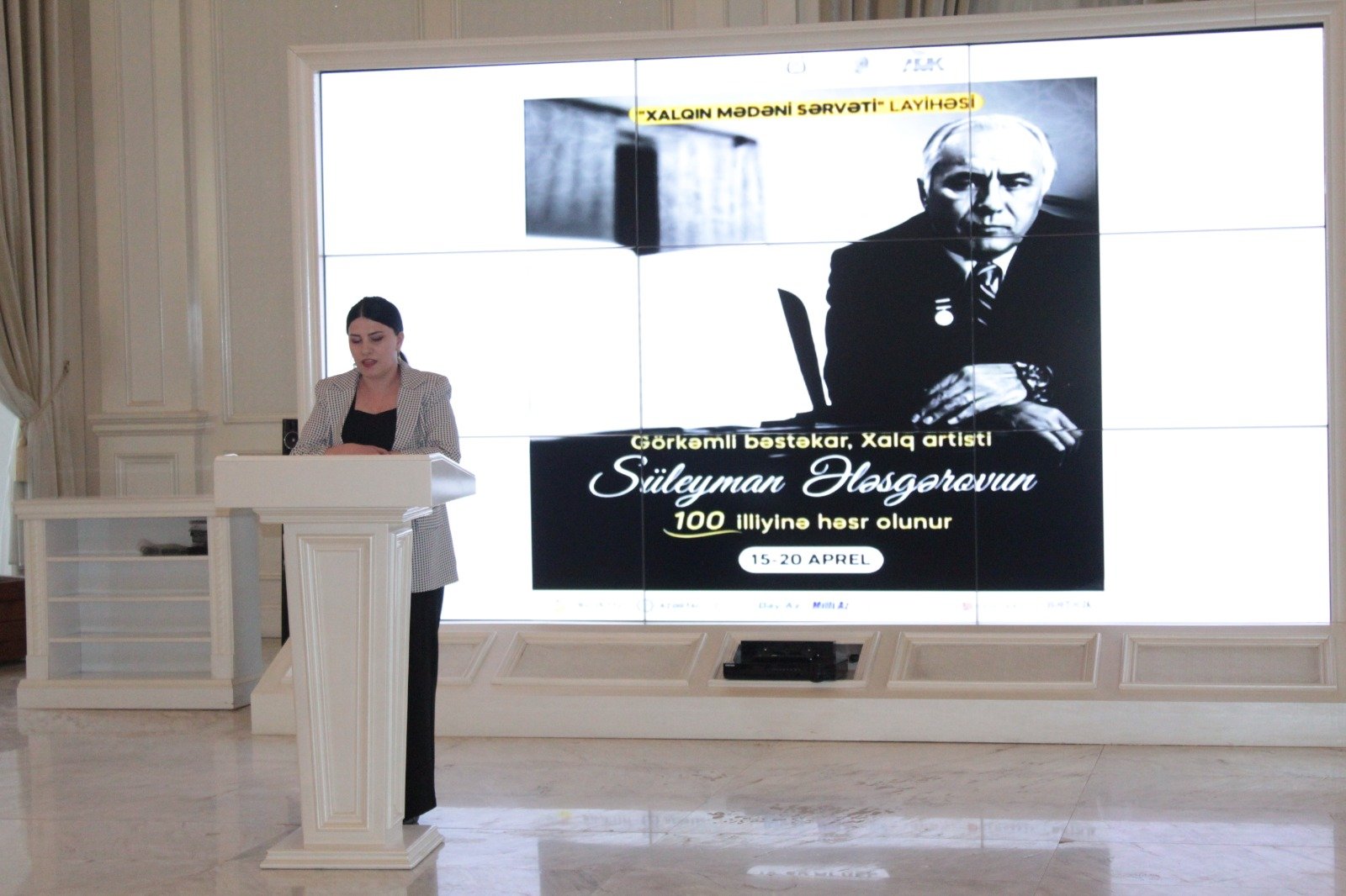 "Xalqın mədəni sərvəti" layihəsi növbəti dəfə Süleyman Ələsgərovun 100 illiyinə həsr olunub (FOTO)