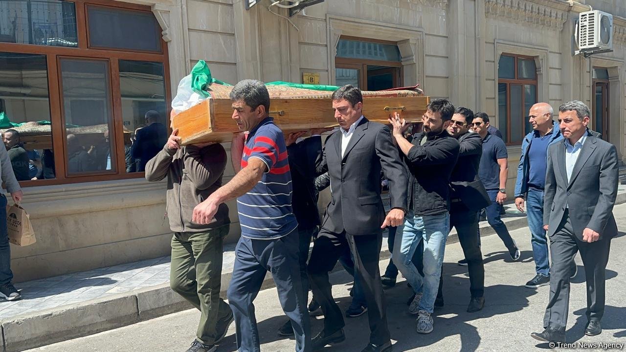 Hadı Rəcəbli ilə vida mərasimi başa çatıb (FOTO) (YENİLƏNİB)