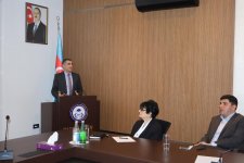 BSU-da “Azərbaycanın yumşaq diplomatiyasında iqlimin qorunmasına dəstək mexanizmləri” mövzusunda elmi seminar keçirilib (FOTO)