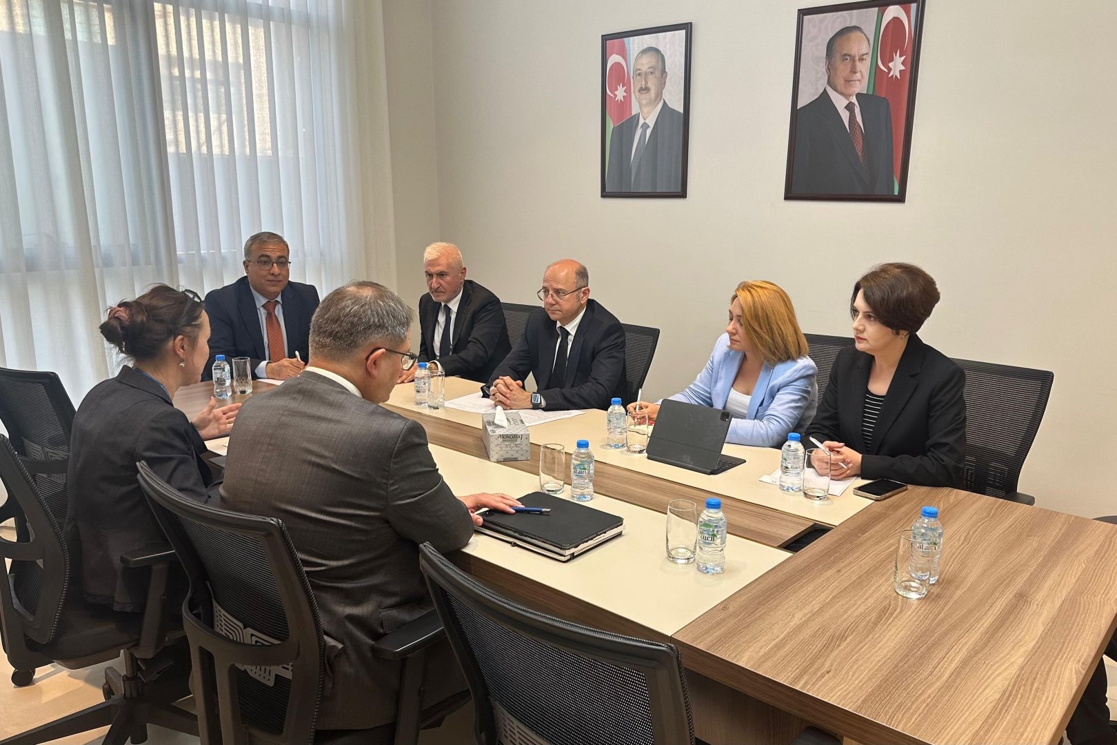 Əbu-Dabidə AYİB ilə yaşıl enerji tərəfdaşlığı müzakirə edildi (FOTO)