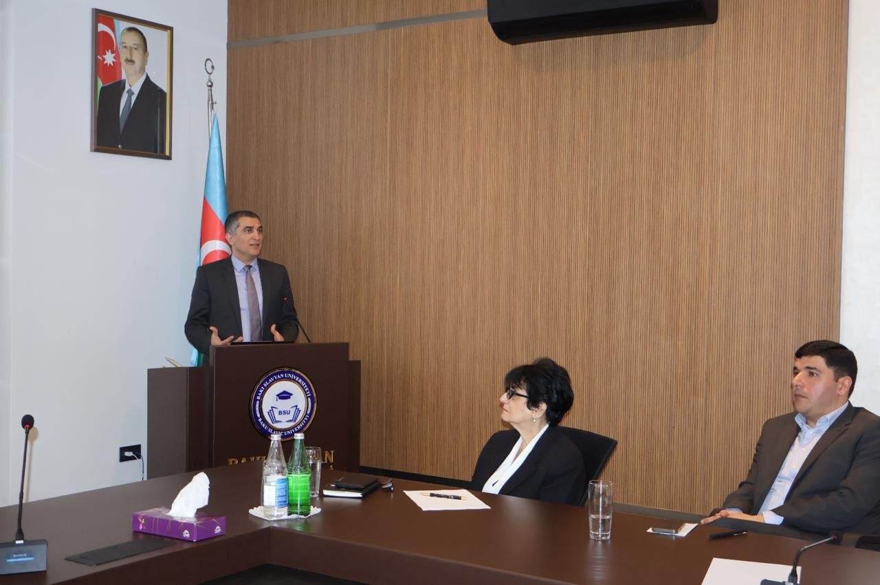 BSU-da “Azərbaycanın yumşaq diplomatiyasında iqlimin qorunmasına dəstək mexanizmləri” mövzusunda elmi seminar keçirilib (FOTO)