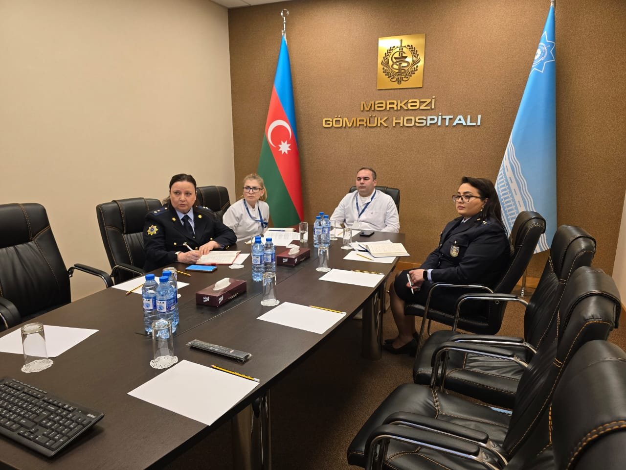Mərkəzi Gömrük Hospitalında ABBOT şirkətinin nümayəndələri ilə onlayn görüş keçirilib (FOTO)