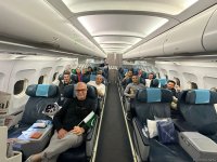 AZAL Bakı-Kəraçi marşrutu üzrə ilk uçuşunu həyata keçirib (FOTO)