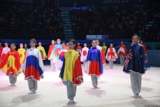 Bədii gimnastika üzrə Dünya Kubokunun açılış mərasimi keçirilib (FOTO)