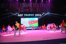 Bədii gimnastika üzrə Dünya Kubokunun açılış mərasimi keçirilib (FOTO)