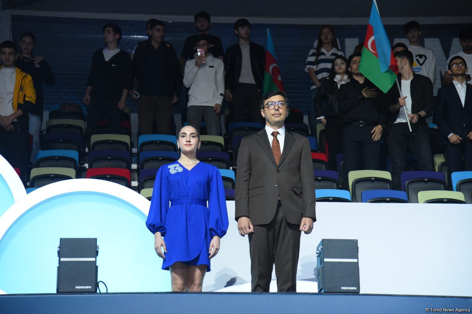Bədii gimnastika üzrə Dünya Kubokunun açılış mərasimi keçirilib (FOTO)
