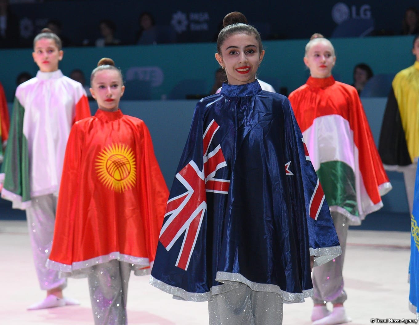 Bədii gimnastika üzrə Dünya Kubokunun açılış mərasimi keçirilib (FOTO)