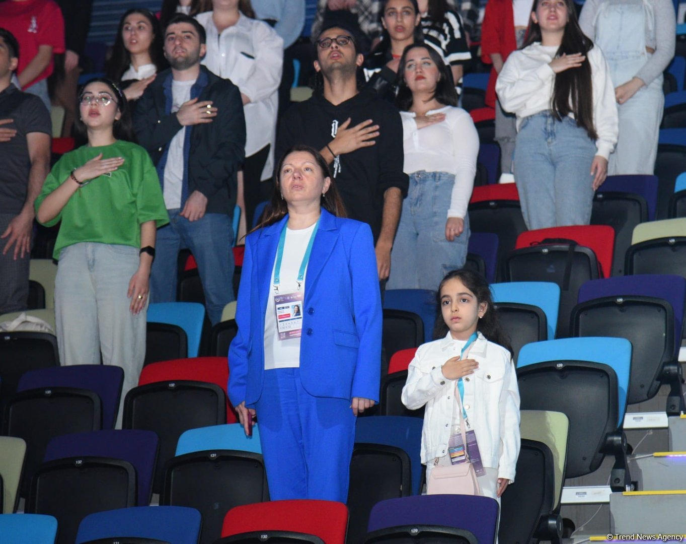 Bədii gimnastika üzrə Dünya Kubokunun açılış mərasimi keçirilib (FOTO)