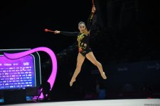 Zöhrə Ağamirova bədii gimnastika üzrə Dünya Kubokunda daha bir finala yüksəlib