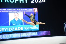 Zöhrə Ağamirova bədii gimnastika üzrə Dünya Kubokunda daha bir finala yüksəlib