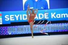 Zöhrə Ağamirova bədii gimnastika üzrə Dünya Kubokunda daha bir finala yüksəlib