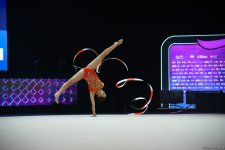 Zöhrə Ağamirova bədii gimnastika üzrə Dünya Kubokunda daha bir finala yüksəlib