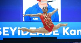 Zöhrə Ağamirova bədii gimnastika üzrə Dünya Kubokunda daha bir finala yüksəlib