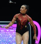 Zöhrə Ağamirova bədii gimnastika üzrə Dünya Kubokunda daha bir finala yüksəlib