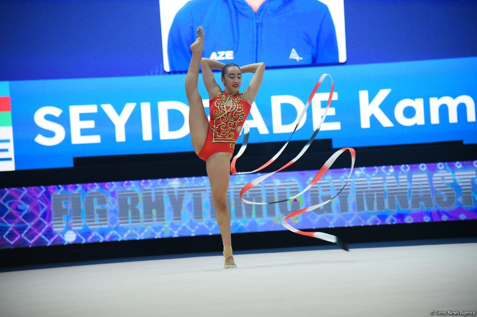 Zöhrə Ağamirova bədii gimnastika üzrə Dünya Kubokunda daha bir finala yüksəlib