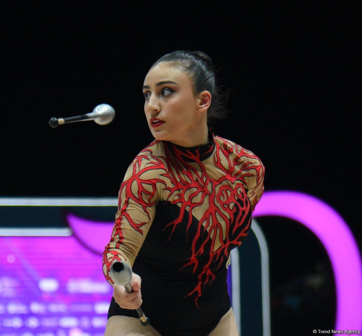 Zöhrə Ağamirova bədii gimnastika üzrə Dünya Kubokunda daha bir finala yüksəlib