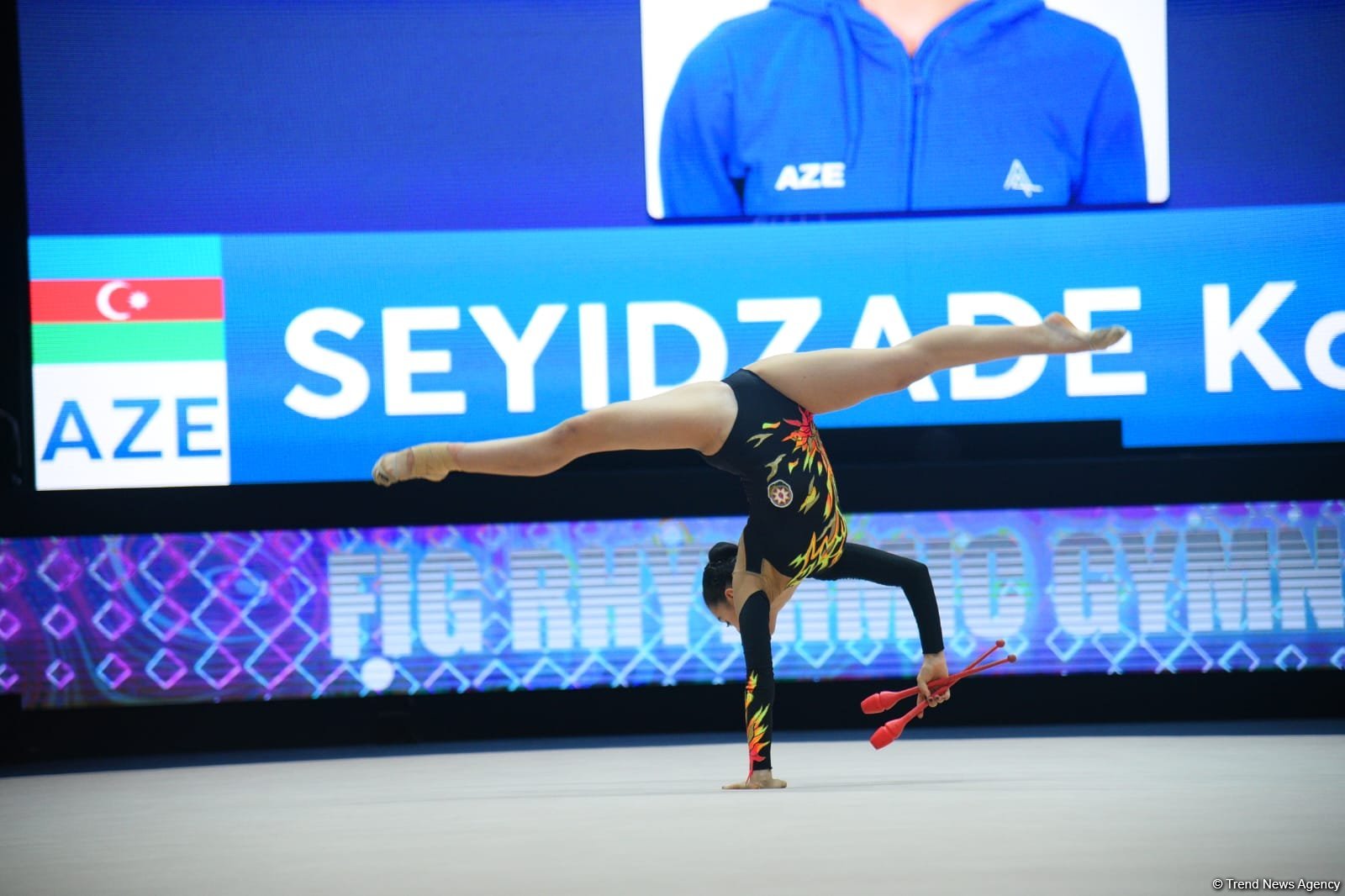 Zöhrə Ağamirova bədii gimnastika üzrə Dünya Kubokunda daha bir finala yüksəlib