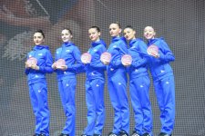Bədii gimnastika üzrə Dünya Kuboku çərçivəsində Azərbaycan komandası “AGF Trophy” mükafatına layiq görülüb (FOTO)