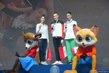 Bədii gimnastika üzrə Dünya Kubokunun qalibləri mükafatlandırılıb (FOTO)