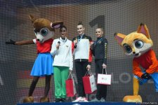 Bədii gimnastika üzrə Dünya Kubokunun qalibləri mükafatlandırılıb (FOTO)