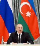 Prezident İlham Əliyevin və Rusiya Prezidenti Vladimir Putinin Baykal-Amur magistralının 50 illik yubileyi münasibətilə dəmir yolu sahəsinin veteranları və işçiləri ilə birgə görüşü keçirilib (FOTO/VİDEO) (YENİLƏNİB)