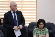 BSU-da akademik Vaqif Abbasovla görüş keçirilib (FOTO)