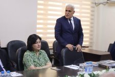 BSU-da akademik Vaqif Abbasovla görüş keçirilib (FOTO)