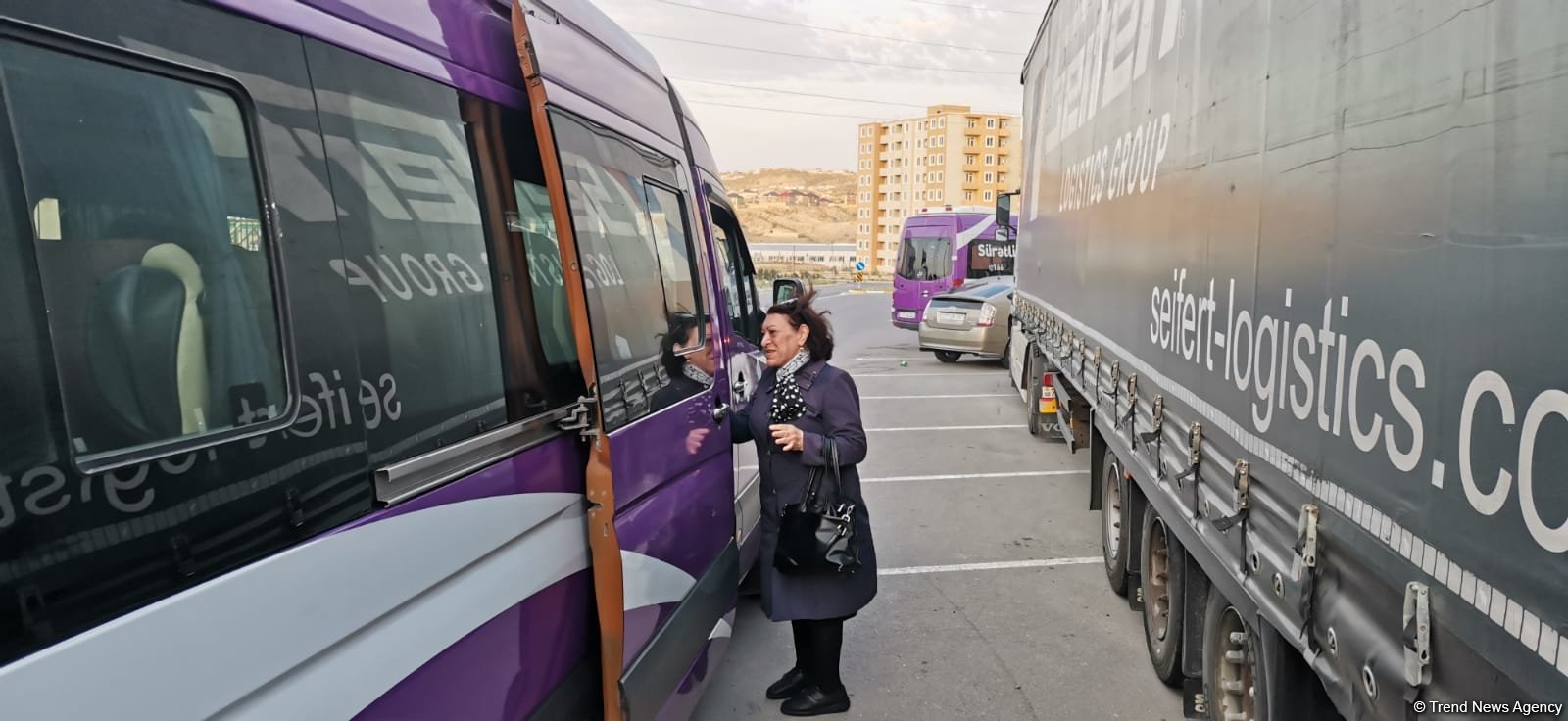 Füzuli şəhərinə növbəti köç karvanı yola düşüb (FOTO)