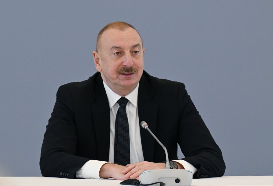 Prezident İlham Əliyev: Hazırda neft və qaz ümumi daxili məhsulumuzun yarıdan az hissəsini təşkil edir