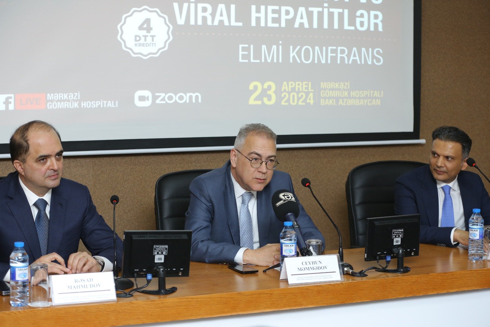 Mərkəzi Gömrük Hospitalında “Son mərhələ qaraciyər xəstəliyi və viral hepatitlər" mövzusunda Elmi Konfrans keçirilib (FOTO)
