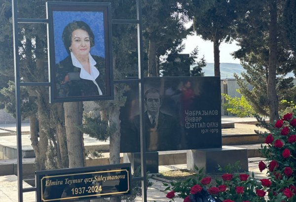 Elmira Süleymanova dəfn edildi (YENİLƏNİB) (FOTO)