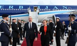 Prezident İlham Əliyev Almaniyaya işgüzar səfərə gəlib (FOTO/VİDEO)