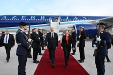 Prezident İlham Əliyev Almaniyaya işgüzar səfərə gəlib (FOTO/VİDEO)