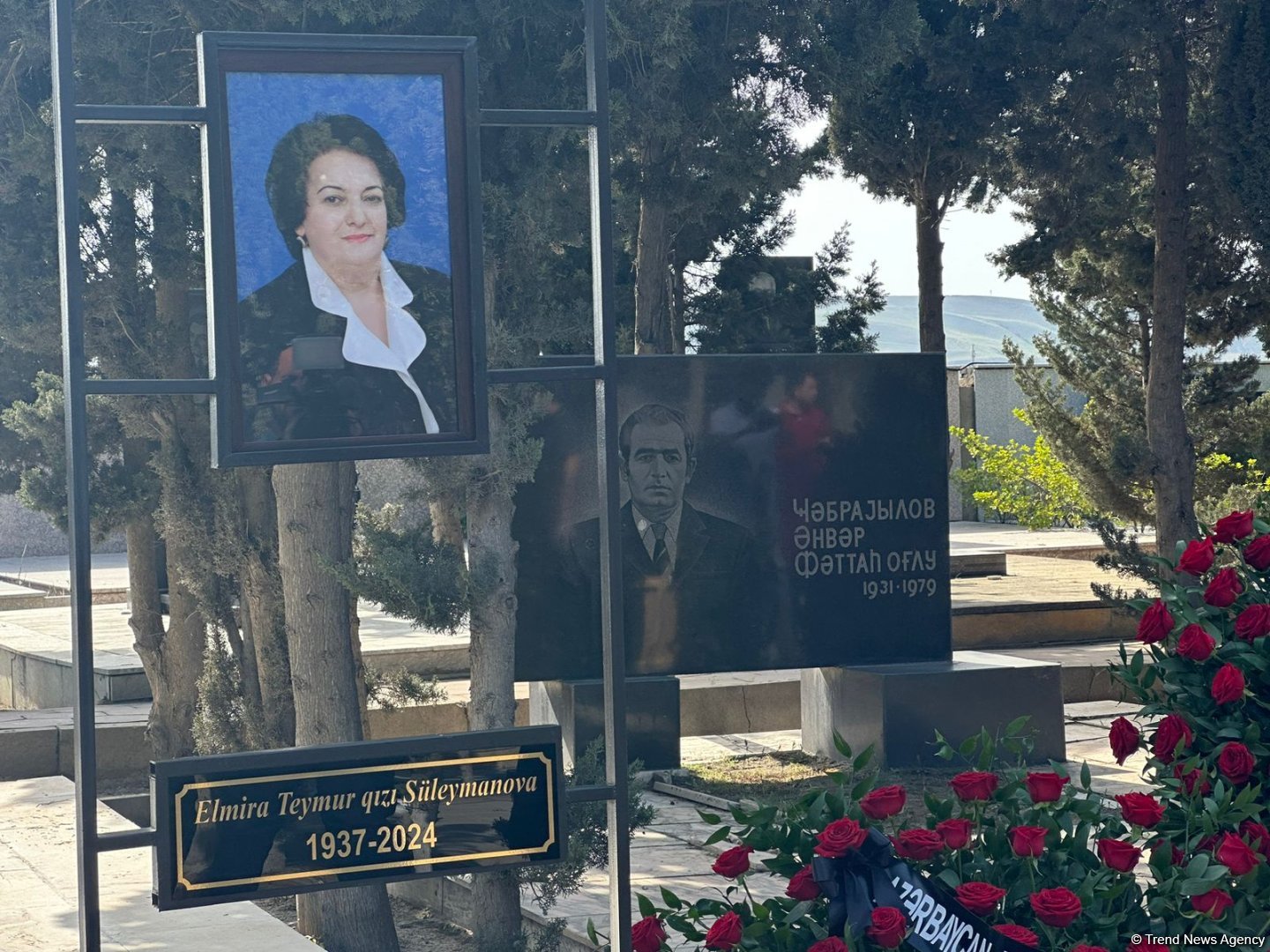 Elmira Süleymanova dəfn edildi (YENİLƏNİB) (FOTO)