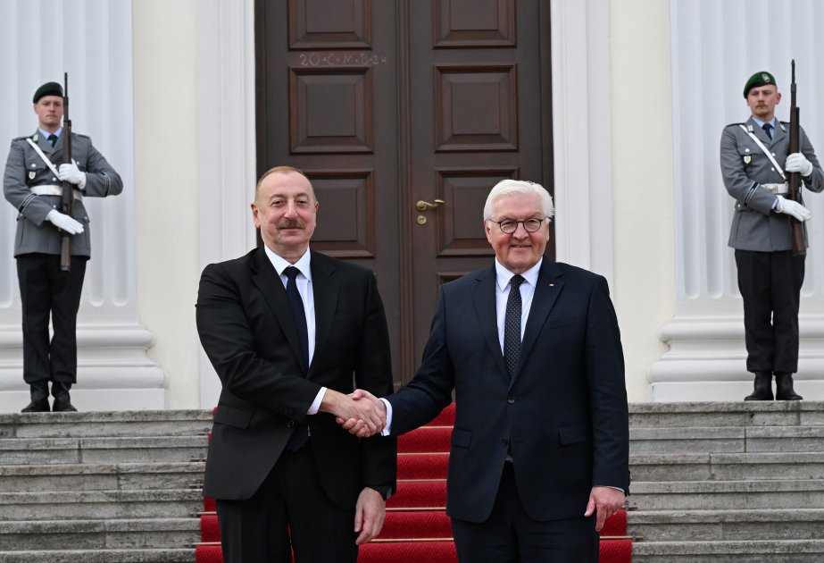 Prezident İlham Əliyevin Almaniya Prezidenti Frank-Valter Ştaynmayer ilə təkbətək görüşü olub (FOTO/VİDEO) (YENİLƏNİB)