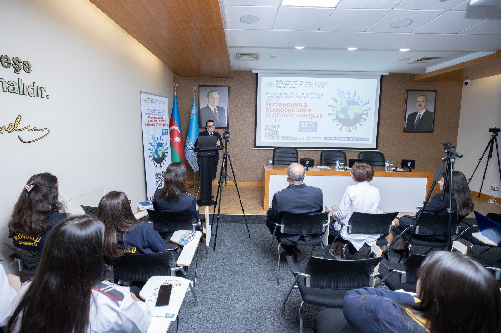 “Peyvəndlərlə əlaqədar doğru bildiyimiz yanlışlar” mövzusunda seminar keçirilib (FOTO)