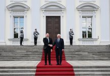 Prezident İlham Əliyevin Almaniya Prezidenti Frank-Valter Ştaynmayer ilə təkbətək görüşü olub (FOTO/VİDEO) (YENİLƏNİB)