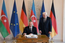 Prezident İlham Əliyevin Almaniya Prezidenti Frank-Valter Ştaynmayer ilə təkbətək görüşü olub (FOTO/VİDEO) (YENİLƏNİB)