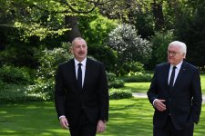 Prezident İlham Əliyevin Almaniya Prezidenti Frank-Valter Ştaynmayer ilə təkbətək görüşü olub (FOTO/VİDEO) (YENİLƏNİB)
