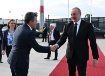 Prezident İlham Əliyevin Almaniyaya işgüzar səfəri başa çatıb (FOTO)