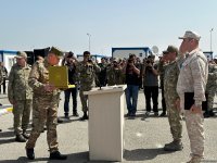 Ağdamdakı Türkiyə-Rusiya Birgə Monitorinq Mərkəzinin bağlanış mərasimi keçirilib (FOTO/VİDEO) (YENİLƏNİB)