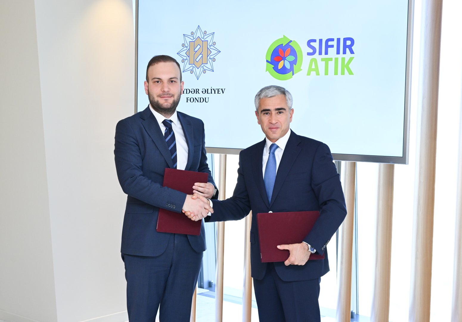 Heydər Əliyev Fondu ilə Türkiyənin Sıfır Atık Fondu arasında Anlaşma Memorandumu imzalanıb (FOTO)