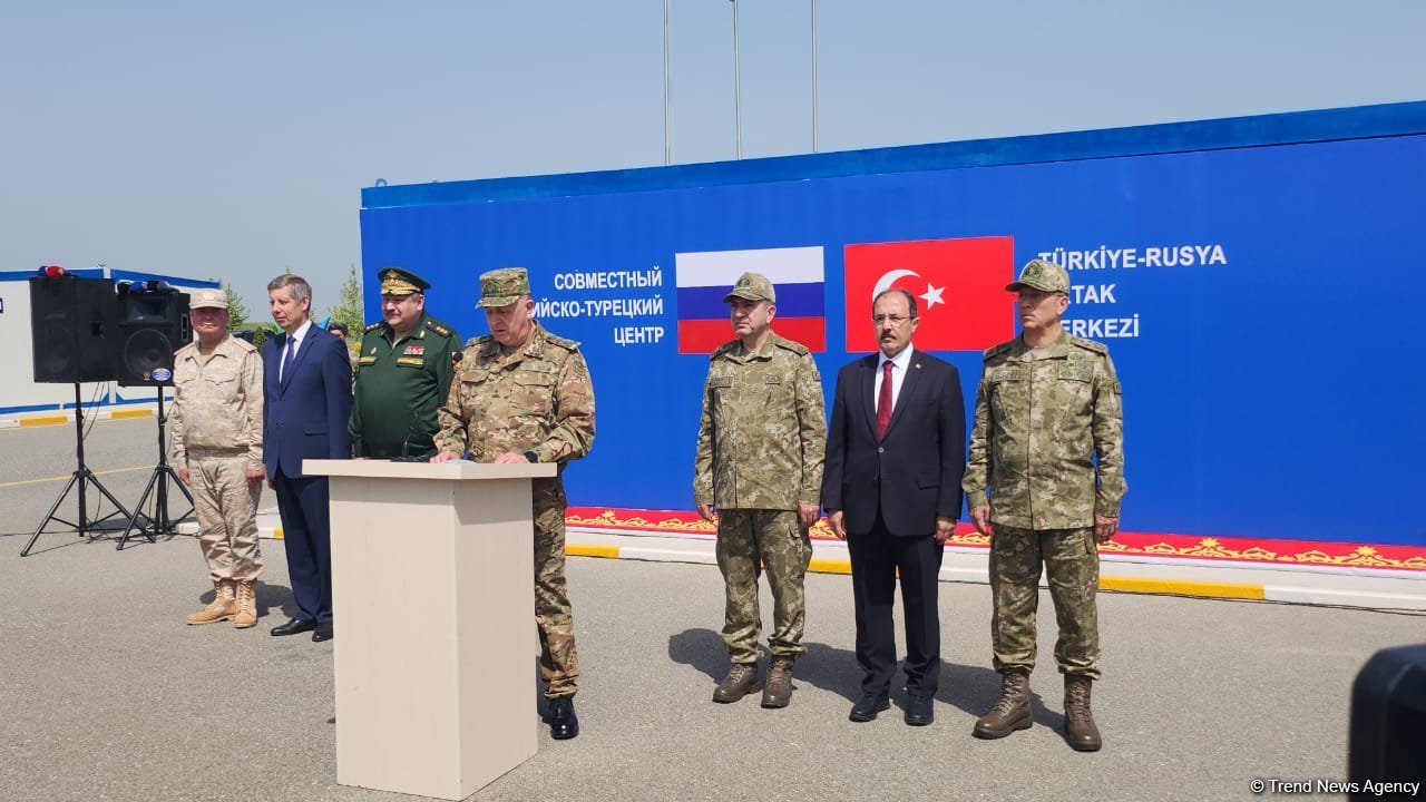 Ağdamdakı Türkiyə-Rusiya Birgə Monitorinq Mərkəzinin bağlanış mərasimi keçirilib (FOTO/VİDEO) (YENİLƏNİB)