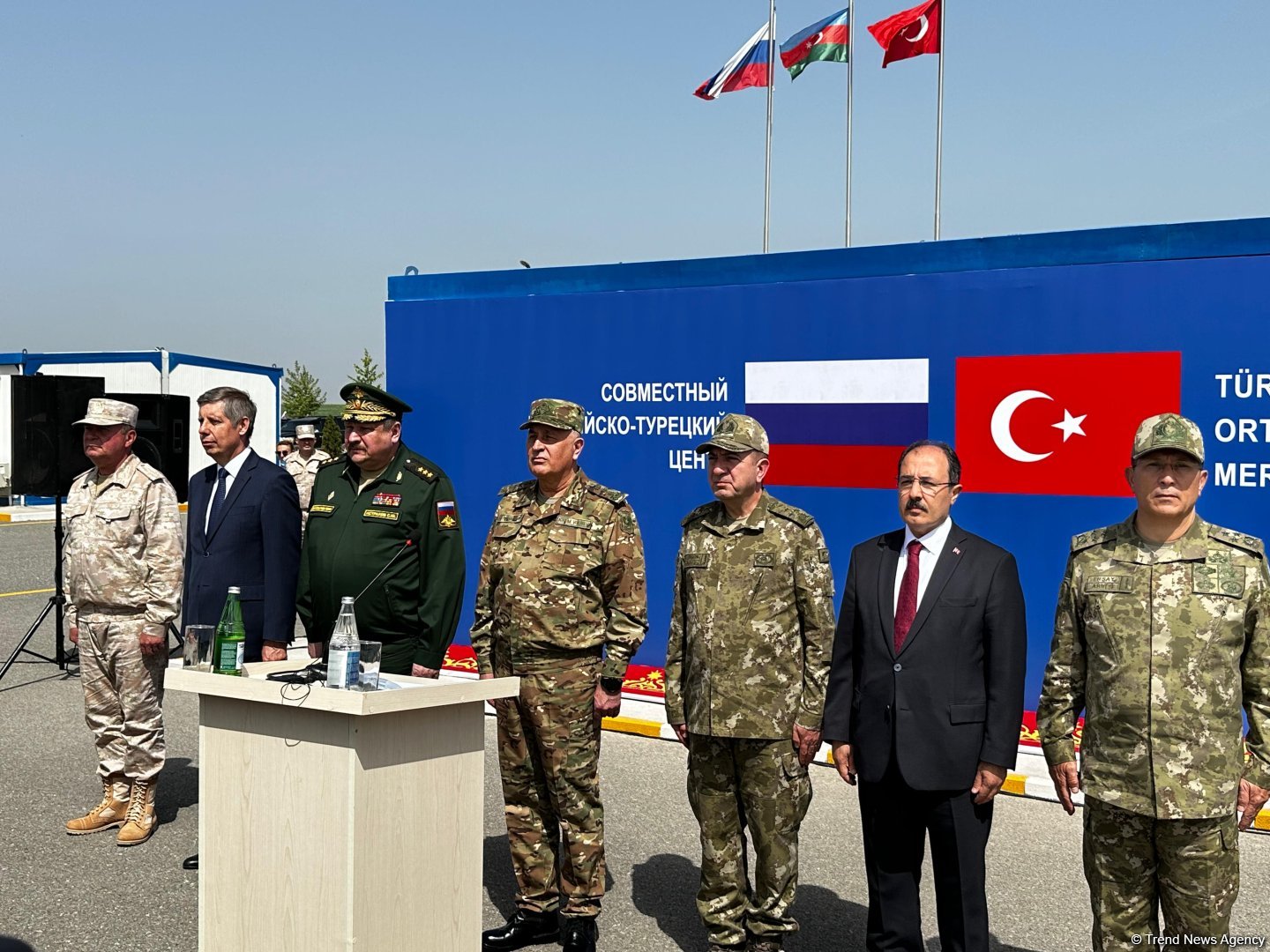Ağdamdakı Türkiyə-Rusiya Birgə Monitorinq Mərkəzinin bağlanış mərasimi keçirilib (FOTO/VİDEO) (YENİLƏNİB)